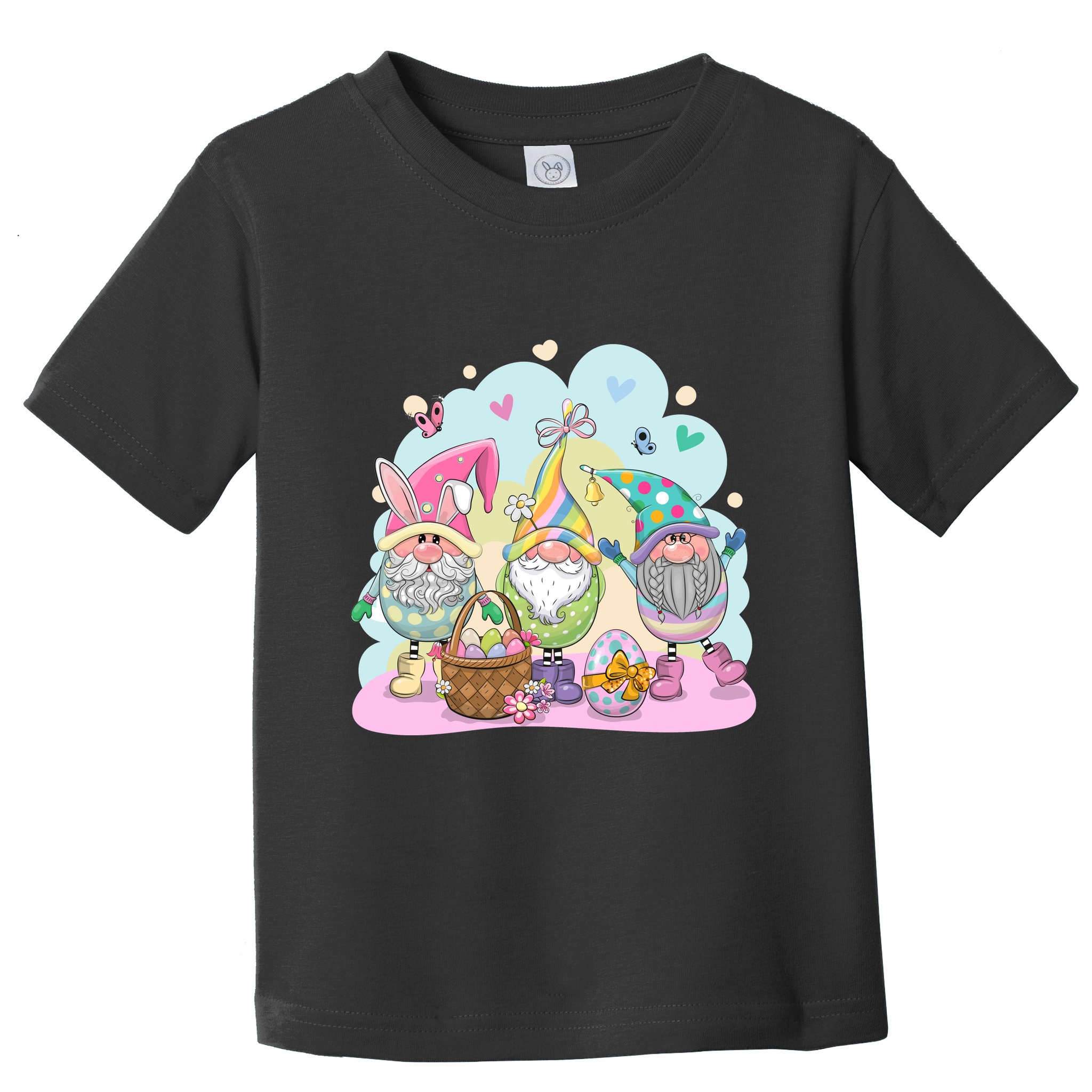 Easter Bunny Spring Gnome Egg Hunt Cute Basket Toddler T-Shirt