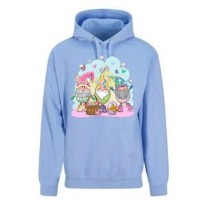 Easter Bunny Spring Gnome Egg Hunt Cute Basket Unisex Surf Hoodie