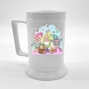 Easter Bunny Spring Gnome Egg Hunt Cute Basket Beer Stein