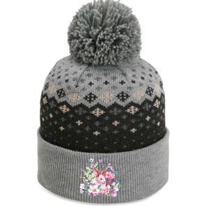 Easter Bunny Spring Flower The Baniff Cuffed Pom Beanie