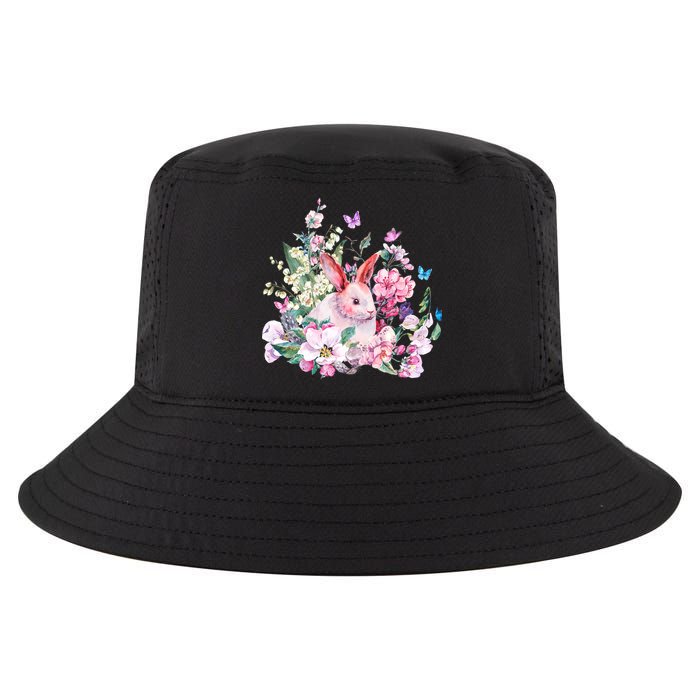 Easter Bunny Spring Flower Cool Comfort Performance Bucket Hat