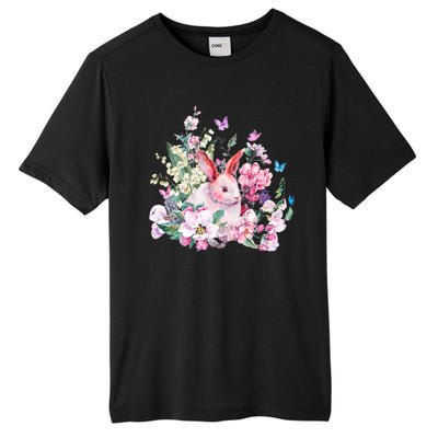 Easter Bunny Spring Flower Tall Fusion ChromaSoft Performance T-Shirt