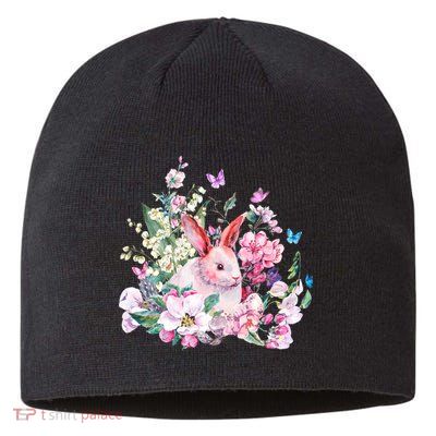 Easter Bunny Spring Flower Sustainable Beanie
