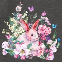 Easter Bunny Spring Flower Vector Backpack