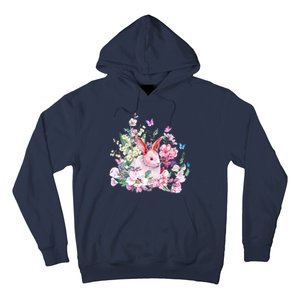 Easter Bunny Spring Flower Hoodie