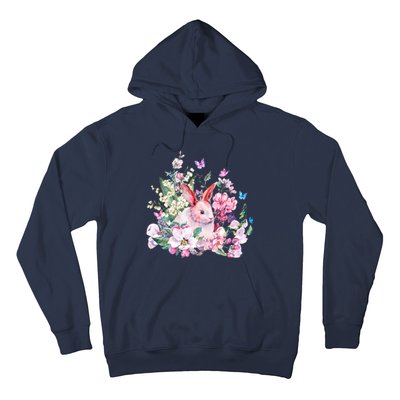 Easter Bunny Spring Flower Hoodie