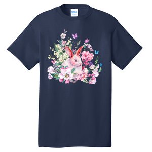 Easter Bunny Spring Flower Tall T-Shirt