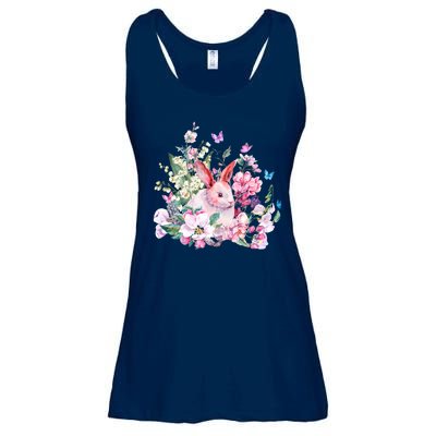 Easter Bunny Spring Flower Ladies Essential Flowy Tank