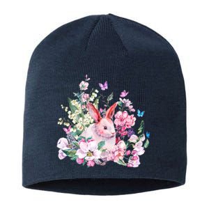 Easter Bunny Spring Flower Sustainable Beanie