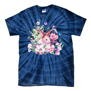 Easter Bunny Spring Flower Tie-Dye T-Shirt