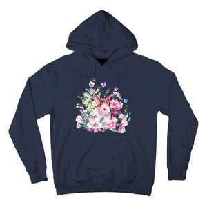 Easter Bunny Spring Flower Tall Hoodie