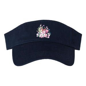 Easter Bunny Spring Flower Valucap Bio-Washed Visor