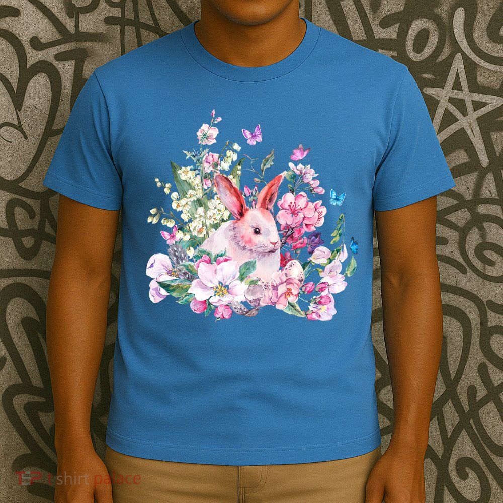 Easter Bunny Spring Flower T-Shirt