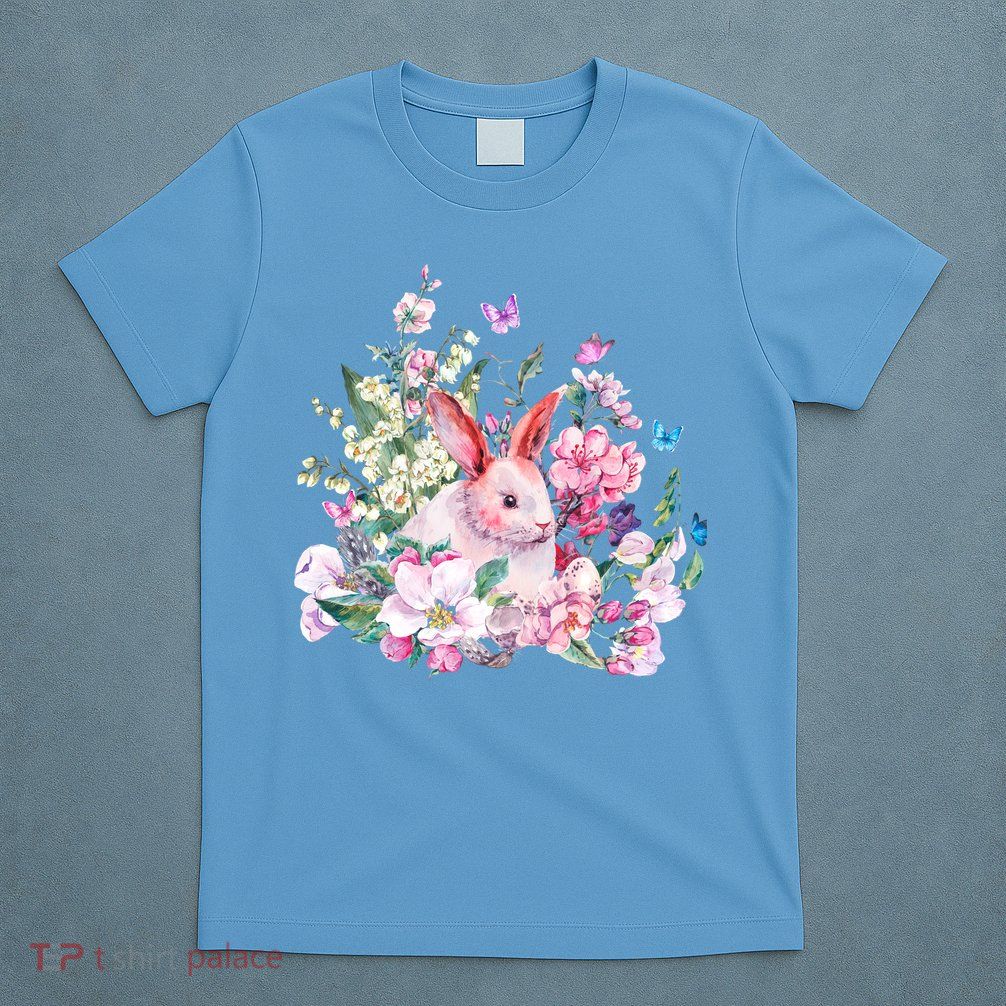 Easter Bunny Spring Flower T-Shirt