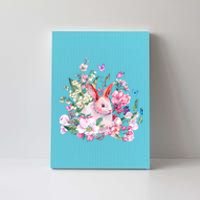 Easter Bunny Spring Flower Canvas