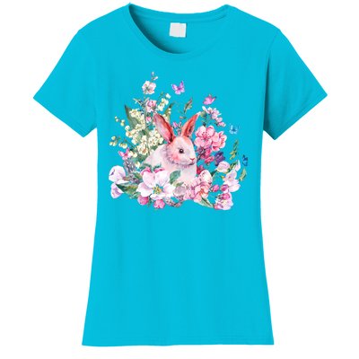 Easter Bunny Spring Flower Women's T-Shirt