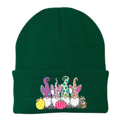 Easter Bunny Spring Cute Gnome Easter Egg Hunting And Basket Knit Cap Winter Beanie