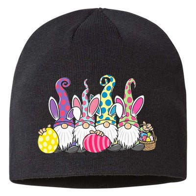 Easter Bunny Spring Cute Gnome Easter Egg Hunting And Basket Sustainable Beanie