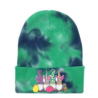 Easter Bunny Spring Cute Gnome Easter Egg Hunting And Basket Tie Dye 12in Knit Beanie