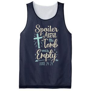 Easter Basket Stuffers Spoiler Alert Tomb Was Empty Mesh Reversible Basketball Jersey Tank