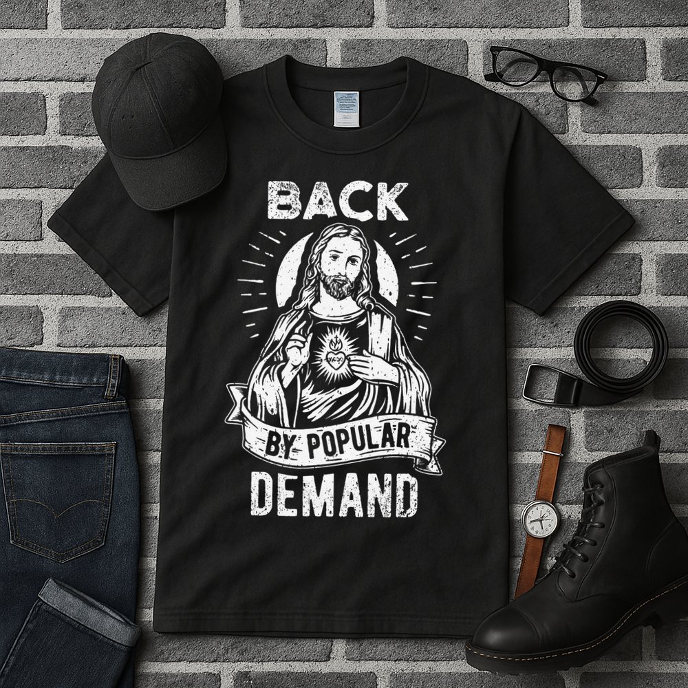 Easter Basket Stuffers Jesus Back By Popular Demand Tall T-Shirt