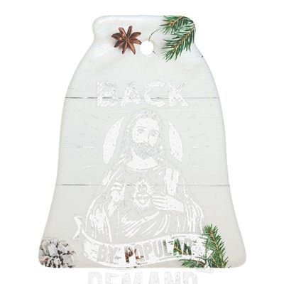 Easter Basket Stuffers Jesus Back By Popular Demand Ceramic Bell Ornament