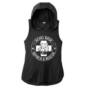 Echo Base Search And Rescue Ladies PosiCharge Tri-Blend Wicking Draft Hoodie Tank