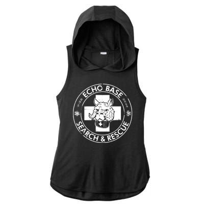 Echo Base Search And Rescue Ladies PosiCharge Tri-Blend Wicking Draft Hoodie Tank