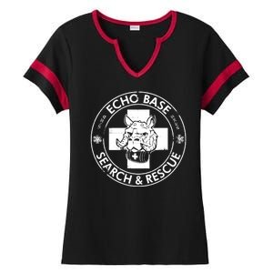 Echo Base Search And Rescue Ladies Halftime Notch Neck Tee