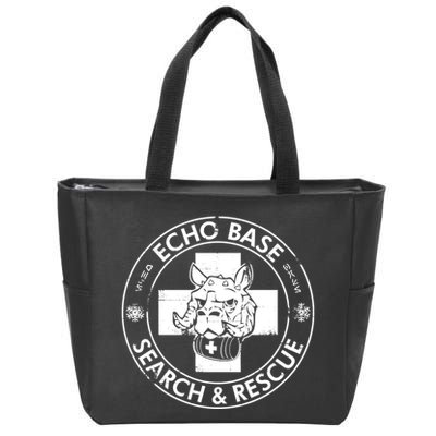 Echo Base Search And Rescue Zip Tote Bag