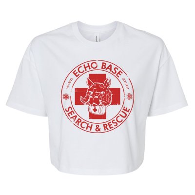 Echo Base Search And Rescue Bella+Canvas Jersey Crop Tee