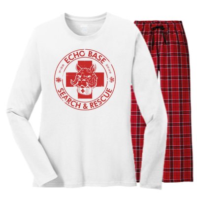 Echo Base Search And Rescue Women's Long Sleeve Flannel Pajama Set 