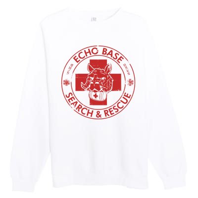 Echo Base Search And Rescue Premium Crewneck Sweatshirt