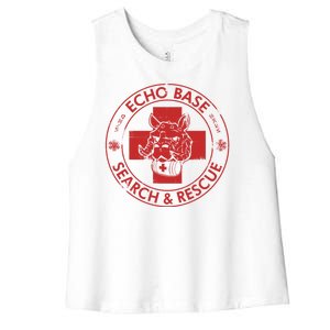 Echo Base Search And Rescue Women's Racerback Cropped Tank