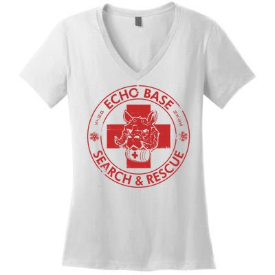 Echo Base Search And Rescue Women's V-Neck T-Shirt