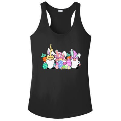 Easter Bunny Spring Gnome Easter Egg Hunting And Basket Gift Ladies PosiCharge Competitor Racerback Tank