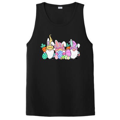 Easter Bunny Spring Gnome Easter Egg Hunting And Basket Gift PosiCharge Competitor Tank