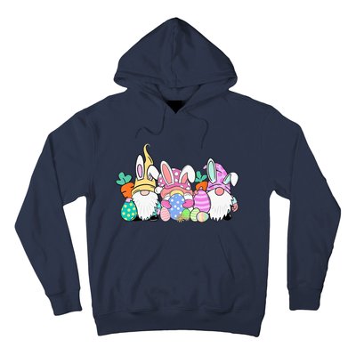 Easter Bunny Spring Gnome Easter Egg Hunting And Basket Gift Hoodie