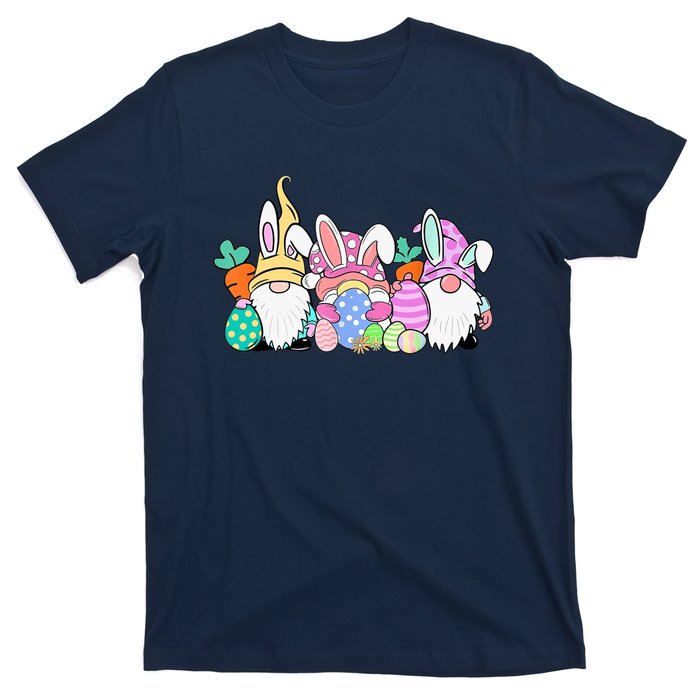 Easter Bunny Spring Gnome Easter Egg Hunting And Basket Gift T-Shirt