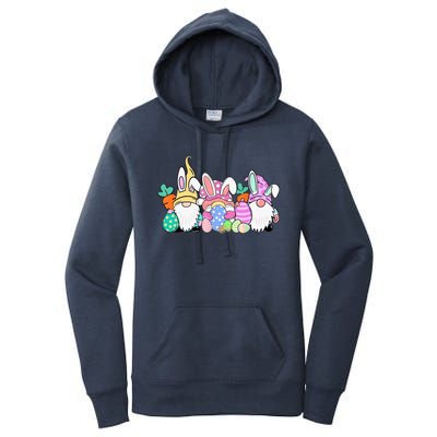 Easter Bunny Spring Gnome Easter Egg Hunting And Basket Gift Women's Pullover Hoodie