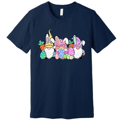 Easter Bunny Spring Gnome Easter Egg Hunting And Basket Gift Premium T-Shirt