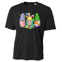 Easter Bunny Spring Gnome Easter Egg Hunting And Basket Gift Cooling Performance Crew T-Shirt