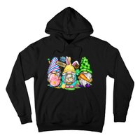 Easter Bunny Spring Gnome Easter Egg Hunting And Basket Gift Hoodie