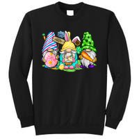 Easter Bunny Spring Gnome Easter Egg Hunting And Basket Gift Sweatshirt