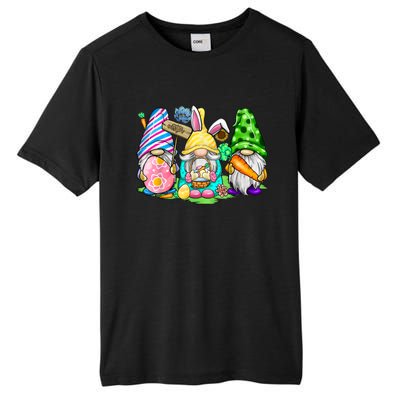 Easter Bunny Spring Gnome Easter Egg Hunting And Basket Gift Tall Fusion ChromaSoft Performance T-Shirt