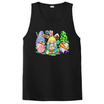 Easter Bunny Spring Gnome Easter Egg Hunting And Basket Gift PosiCharge Competitor Tank