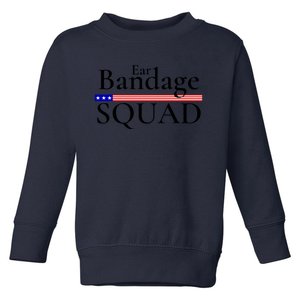 Ear Bandage Squad Patriotic Usa American Toddler Sweatshirt