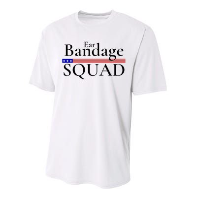 Ear Bandage Squad Patriotic Usa American Performance Sprint T-Shirt