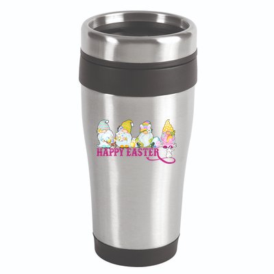 Easter Bunny Spring Gnome Easter Egg Hunting And Basket 16oz Travel Tumbler