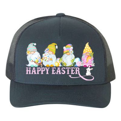 Easter Bunny Spring Gnome Easter Egg Hunting And Basket Yupoong Adult 5-Panel Trucker Hat